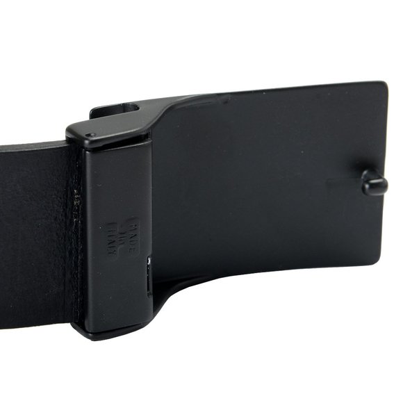 Cavalli Class Men's Black 100% Leather Buckle Decorated Belt - Picture 6 of 6